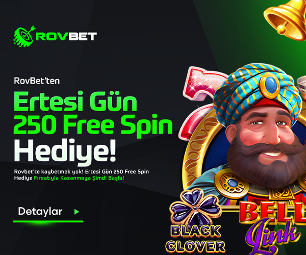 ERTESİ GÜN 250 FREESPİN HEDİYE